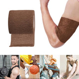 1 UNID Adhesivo Vendaje Elástico Stretch Wrap Tape Mano Muñeca Dedo Tobillo Pulgar Primeros Auxilios Kit Médico Kits de Emergencia Deportiva